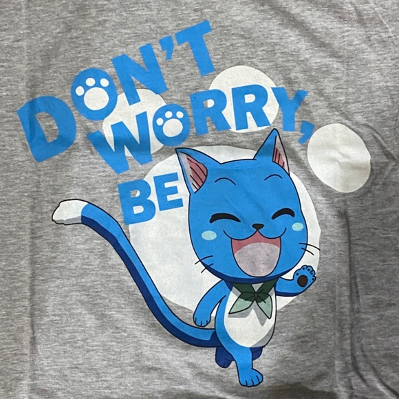 HOT TOPIC Fairytail Happy Women T-Shirt LARGE - Picture 2 of 4